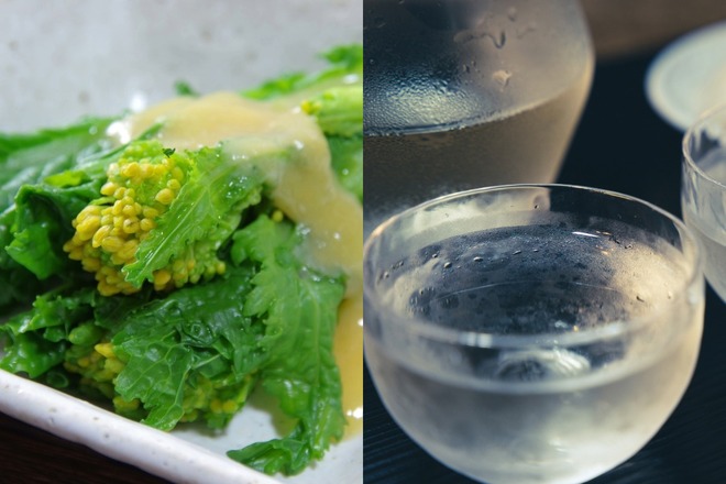 菜の花のからし和え