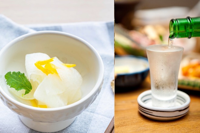 大根の浅漬けゆず風味