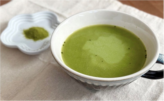 青汁×コーンスープ