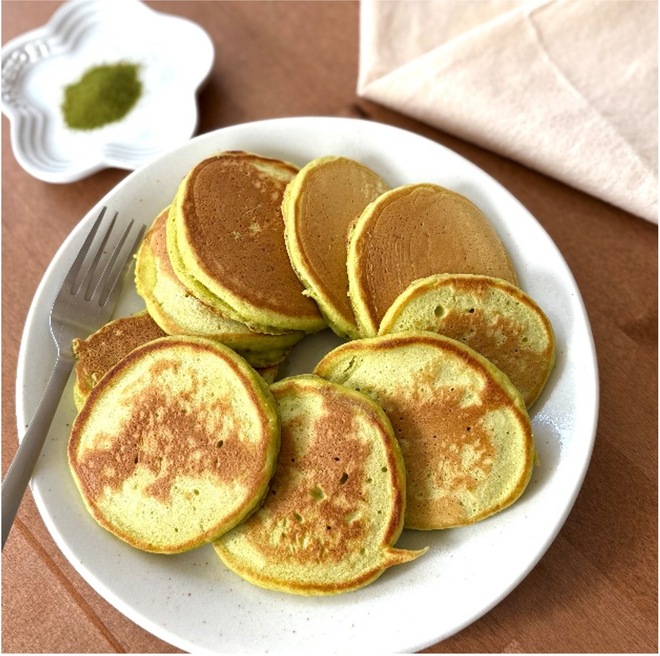 青汁×ホットケーキミックス