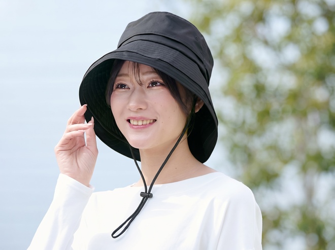 FIBER DRY さらっとUV 日傘帽子